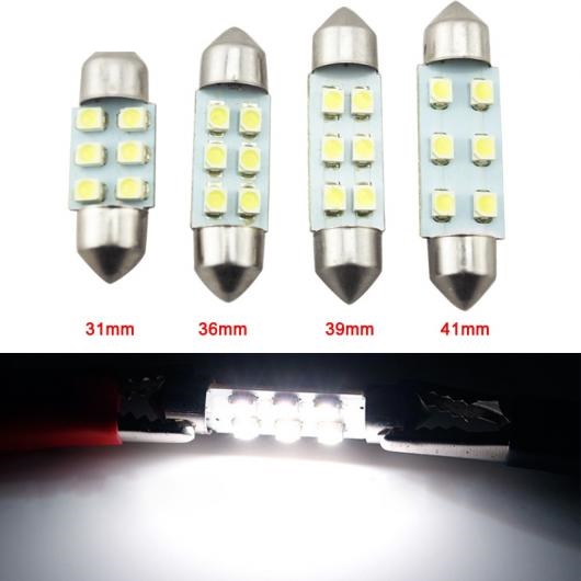 2�s�[�X �X�[�p�[ �z���C�g 1210/3528 6SMD �t�F�X�g�D�[�� �h�[�� LED ���C�g �o���u 31mm�`41mm AL-LL-7053 AL
