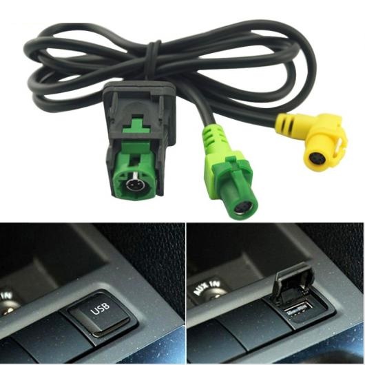 5�Z�b�g OEM RCD510 RNS315 USB �P�[�u�� �X�C�b�` �K�p: �t�H���N�X���[�Q��/VOLKSWAGEN �S���t MK5 MK6 VI 5 6 CC �e�B�O�A�� AB AL-LL-8423 AL