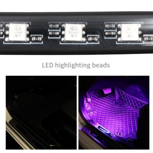LED フット ライト ランプ USB ワイヤレス リモート ミュージック コントロール マルチ 72 シガーソケット APP・72 USB APP AL-MM-2295 AL_5