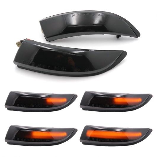 フロー ターンシグナルライト LED バックミラー ミラー ダイナミック インジケーター ウインカー 適用: フォード/FORD フィエスタ 2008-2017 AL-MM-2335 AL