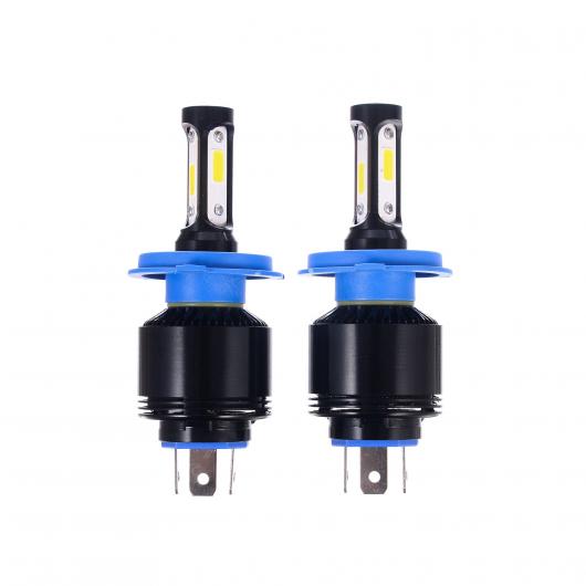 2ピース LED ヘッドライト オート ヘッドランプ フォグライト H4 H7 H8 H11 9005 9006 72W 4lm バルブ ロー ビーム ハイ ビーム ライト H4(9003) AL-MM-4383 AL_2