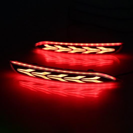 2ピース LED リフレクター ランプ リア フォグ ランプ バンパー ライト ブレーキ ウインカー ライト 適用: フォルクスワーゲン/VOLKSWAGEN VW AL-MM-4874 AL_3