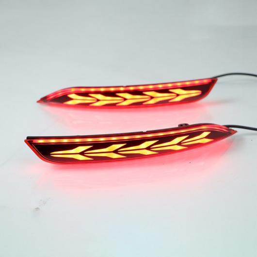 2ピース LED リフレクター ランプ リア フォグ ランプ バンパー ライト ブレーキ ウインカー ライト 適用: フォルクスワーゲン/VOLKSWAGEN VW AL-MM-4874 AL_4