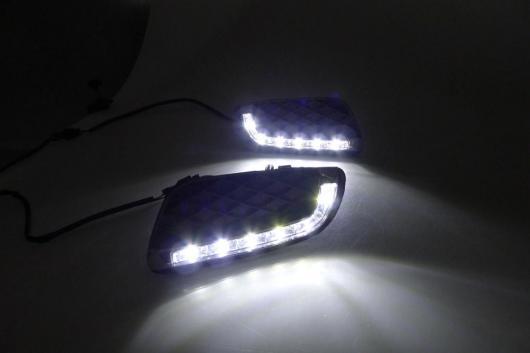 LED DRL デイタイムランニングライト 適用: ベンツ スマート フォーツー用 2008-2011 LED DRL デイタイム ランニング ライト フォグ ヘッド AL-MM-5479 AL_4