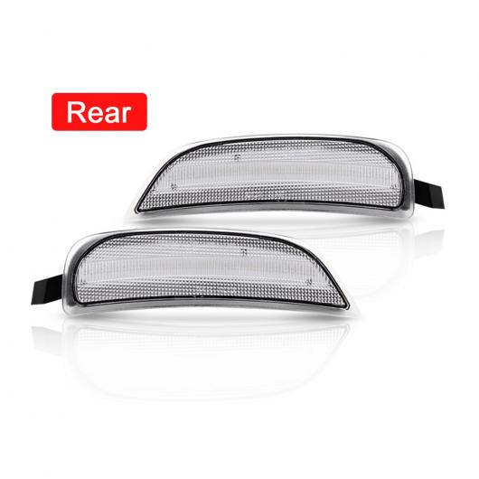 2ピース レッド リア LED サイド バンパー リフレクター サイドマーカー ライト 適用: クリア コネクタ・スモーク コネクタ AL-MM-5484 AL_4