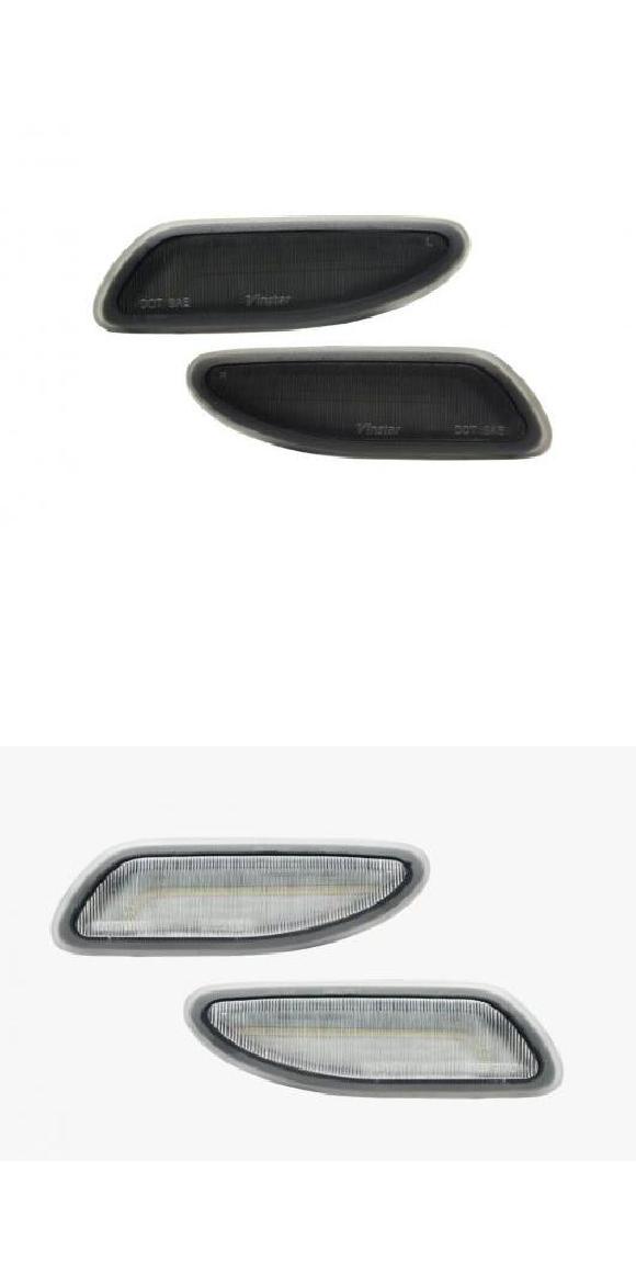 LED サイドマーカー ライト アンバー ウインカー ウインカー インジケーター ランプ 適用: ベンツ W203 C-クラス C230 C240 スモーク・クリア AL-MM-5611 AL