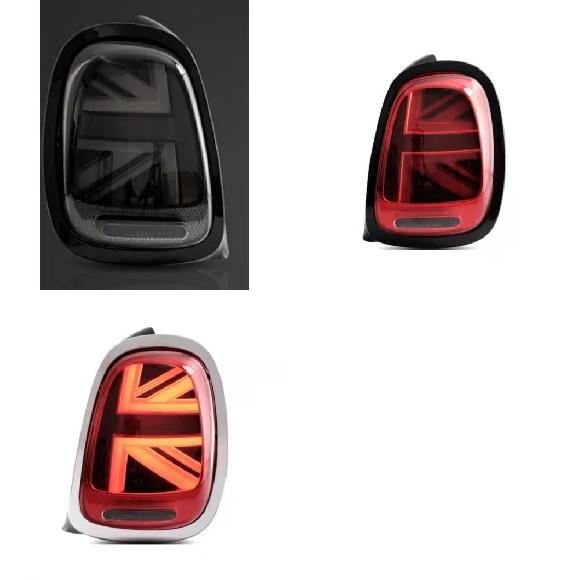 当て嵌める: BMW ミニ テールランプ 14-21 F55 F56 F57 ミニ クーパー LED 尾っぽ 照明ランプ 後押し 黒いこと 読みやすい〜クローム 赤いこと AL-MM-8473 AL その他ライト-車、バイク、自転車-ライト、レンズ