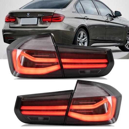リア テールライト DRL + ウインカー + ブレーキ + リバース LED テール ランプ 適用: BMW M3 F80 2014-2018 BMW F30 レッド・スモーク AL-MM-8501 AL_7