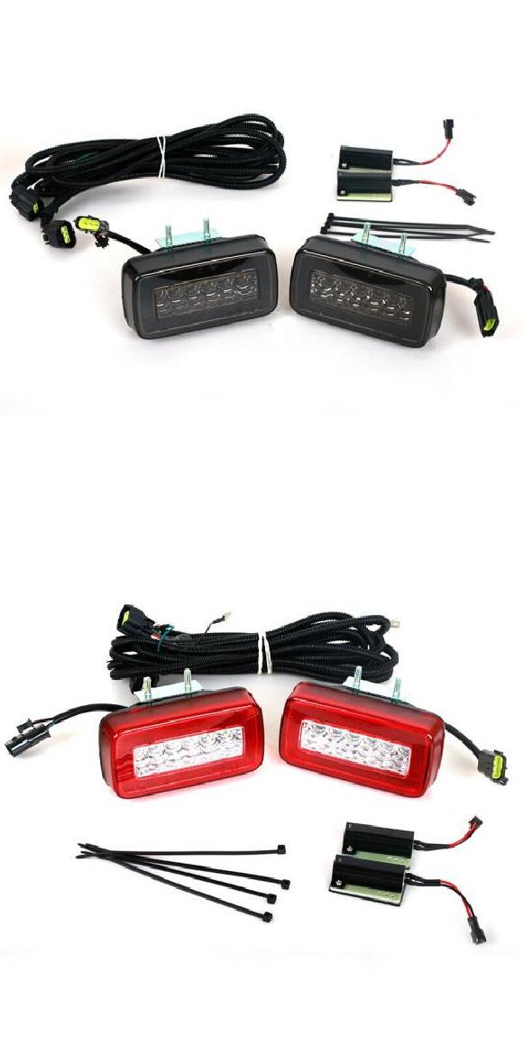 2in1 LED リア テール フォグランプ バックアップ ライト 適用