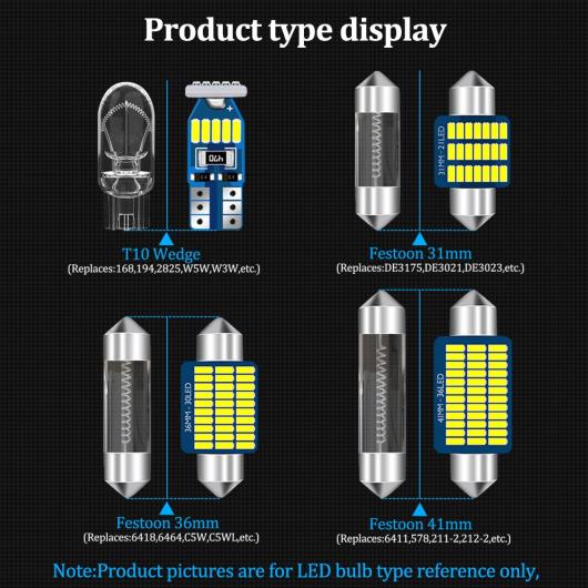 CAN-BUS インテリア ランプ LED 適用: メルセデス・ベンツ ビアノ VITO W638 W639 W447 ホワイト 6000K VITO W639 11-14 10P AL-NN-6113 AL_3