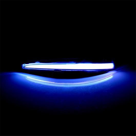 LED ダイナミック サイド ターンシグナルライト ウインカー サイド ウイング 2ピース ブラック・2ピース イエロー ブルー AL-NN-8546 AL_9