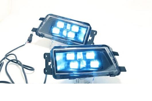 バンパー ヘッドライト 適用: ホワイト イエロー ターン フォルクスワーゲン パサート 2016-2018 LED AL-OO-0243 AL_4