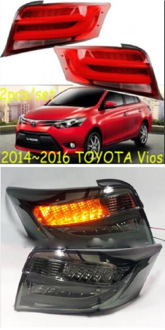 赤いこと テールランプ・黒いこと テールランプ トヨタ ヴィオス 2014-2016 LED テールランプ・トヨタ ヴィオス 2014-2016 2天下太平 前照灯 AL-OO-0423 AL 車、バイク、自転車-自動車