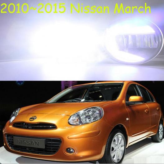 バンパー ランプ 2010-2105 マーチ〜2008-2103 キャシュカイ 日産 LED フォグランプ ワイヤー スイッチオンオフ AL-OO-0623 ALの画像