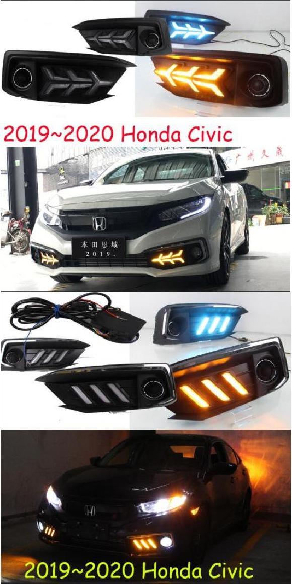 1セット バンパー モデル2 ホワイト イエロー B・モデル1 ホワイト イエロー B ホンダ シビック 2019-2020 AL-OO-0729 AL