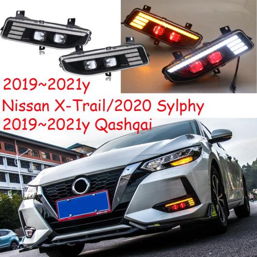 2019-2021 バンパー X-トレイル デイタイム ライト ローグ タイプ001 日産 キックス 2019-2021〜日産 シルフ 2019-2021 AL-OO-0785 AL