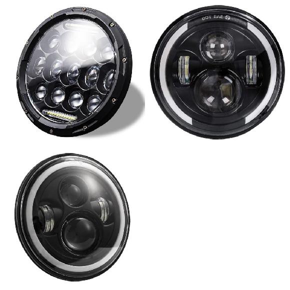 2ピース 7 インチ 300W LED ラウンド ヘッドライト 適用: スズキ A ヘッドライト 1ピース〜C ヘッドライト 1ピース AL-OO-0896 AL