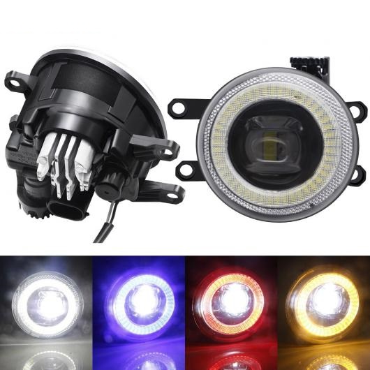 2ピース フォグライト LED エンジェル アイ DRL 30W 8000lm 12V 適用: トヨタ RAV4 タコマ 4 ランナー ハーネス ワイヤー AL-OO-0955 AL_6
