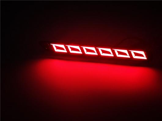 2ピース LED リア バンパー リフレクター テール ブレーキ ライト 適用