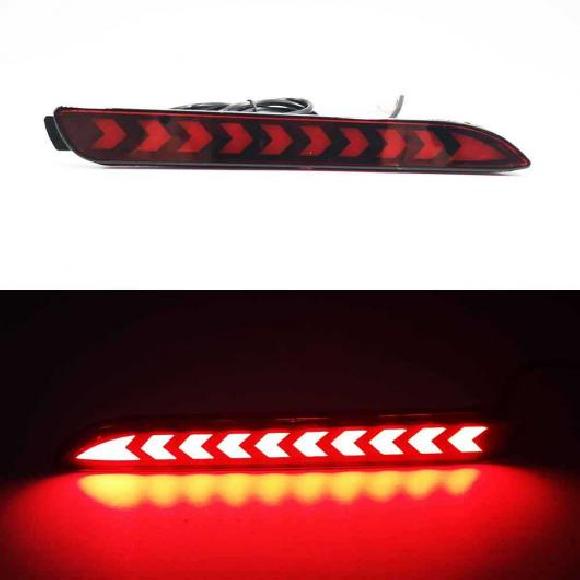 2ピース LED リア バンパー リフレクター テール ブレーキ ライト 適用: トヨタ RAV4 モデル A〜モデル G 3ファンクション AL-OO-1010 AL