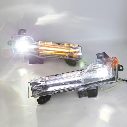 1ペア LED DRL フォグライト フォグライト 適用: テスラ/TESLA モデル 3 2017 2018 2019 2020 2021 デイタイム ランニング イエロー×ホワイト AL-OO-1151 AL_3