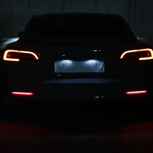 リア バンパー LED ブレーキ ライト 適用: テスラ/TESLA モデル 3 2022 2017-2021 ウインカー 自動車 エクステリア フォグ レッド AL-OO-1220 AL_5