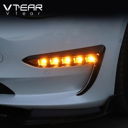 適用: テスラ/TESLA モデル 3 LED ヘッドライト DRL デイタイムランニングライト フォグライト ダイナミック ホワイト ロー バージョン AL-OO-1221 ALの画像