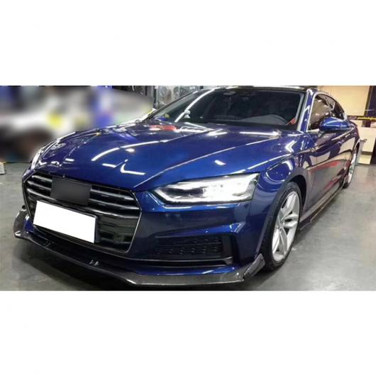 A5 S5 カーボン ファイバー フロント リップ シャベル チン バンパー スポイラー キット 適用: アウディ/AUDI A5 S-ライン S5 スポーツ カーボン AL-OO-2205 ALの画像