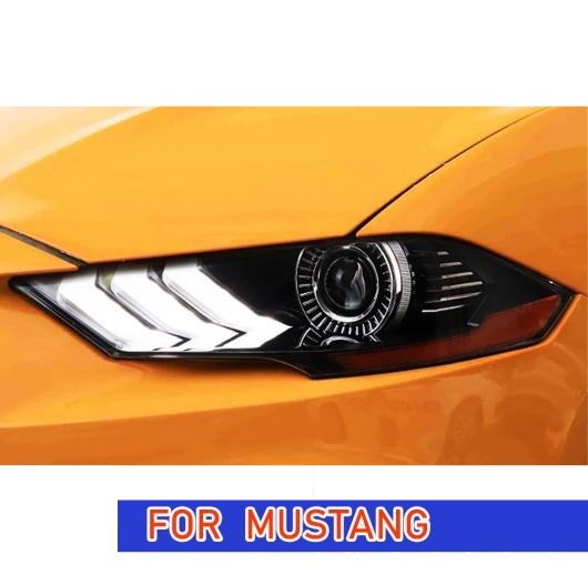 ヘッド ランプ 適用: マスタング LED ヘッドライト 2018-2019 ヘッドライト マスタング DRL ウインカー ハイ ビーム エンジェル LED AL-OO-7851 AL_5
