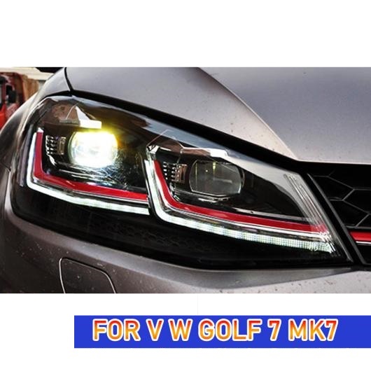 VW ゴルフ7 Rヘッドライト 左右セット フォルクスワーゲン ゴルフ7 Rの左右ヘッドライト