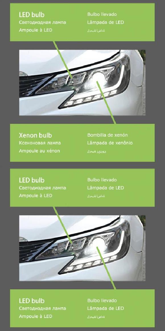 天々 照明ランプ 当て嵌める: トヨタ 見澄ます X LED 前照灯 2013-2017 前照灯 レイツ/見澄ますX DRL ウインカー 御機嫌 光芒 手あいB・手あいC AL-OO-7975 AL ライト、レンズ-自動車