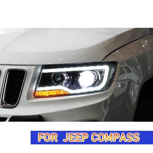 ヘッド ランプ 適用: ジープ/JEEP コンパス LED ヘッドライト 2011