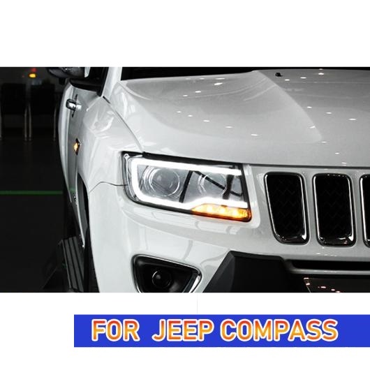 ヘッド ランプ 適用: ジープ/JEEP コンパス LED ヘッドライト 2011