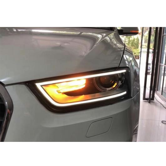 適用: アウディ/AUDI Q3 ヘッドライト 2013 2016 Q3 LED ヘッドライト DRL レンズ ハロゲン ヘッドライト〜オール LED AL OO 8341 AL :504978030:オートパーツエージェンシー2号店