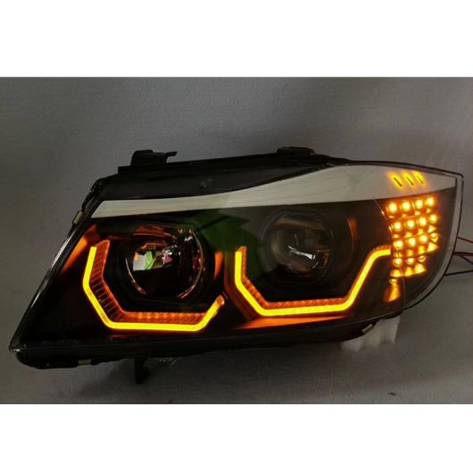 ヘッドライト 適用: BMW E90 330i 320i 318i LED エンジェルアイ HID 4300K ロー ビーム〜HID 8000K ロー ビーム AL-OO-8469 AL_2