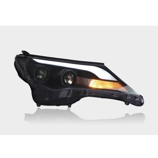 適用: 2014-2015 RAV4 LED ヘッドライト RAV4 LED ヘッドライト DRL バイキセノン レンズ ハイ ロー ビーム ハロゲン ヘッドライト AL-OO-8485 AL