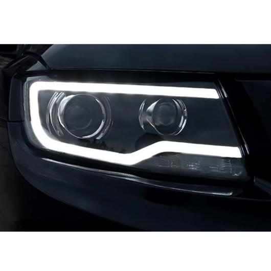 ヘッド ランプ ケース 適用: ジープ/JEEP コンパス 2011-2016 グランド チェロキー/CHEROKEE LED ヘッドライト DRL レンズ バルブなし AL-OO-8540 AL_2