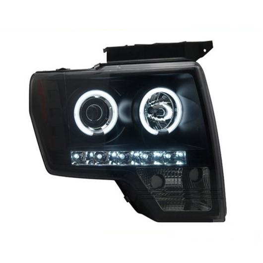 適用: フォード/FORD ラプター LED ヘッドライト F150 ヘッドライト 2008-2014 DRL レンズ ダブル ビーム H7 HID キセノン 4300K〜8000K AL-OO-8593 AL