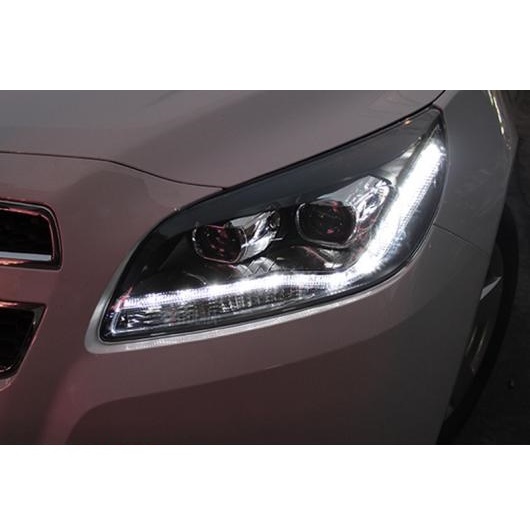 ヘッドライト 適用: シボレー/CHEVROLET マリブ ヘッドライト 2012 2014 LED DRL ランニング ライト バイキセノン ビーム フォグ 4300K〜8000K AL OO 8758 AL :504984960:オートパーツエージェンシー2号店