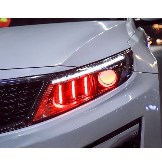 適用: 起亜 K5 リオ ヘッドライト 2014-2015 K5 LED ヘッドライト LED DRL バイキセノン レンズ ハイ ロー ビーム パーキング 4300K〜8000K AL-OO-8884 AL