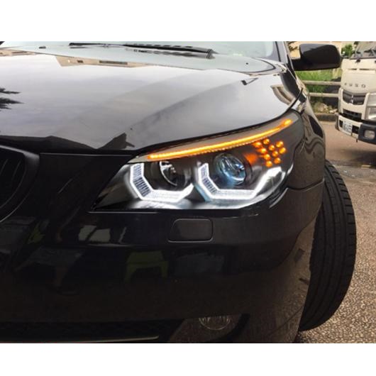 ヘッド ランプ 適用: BMW E60 ヘッドライト 2003-2010 523I 530i エンジェル アイ LED ロー ビームバルブなし〜オール LED AL-OO-8897 AL