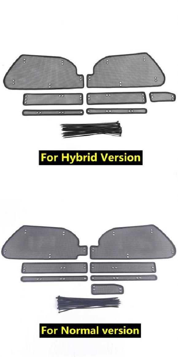 防虫 メッシュ フロント グリル ネット アクセサリー 適用: トヨタ ハイブリッド バージョン・ノーマル バージョン AL-PP-0199 AL