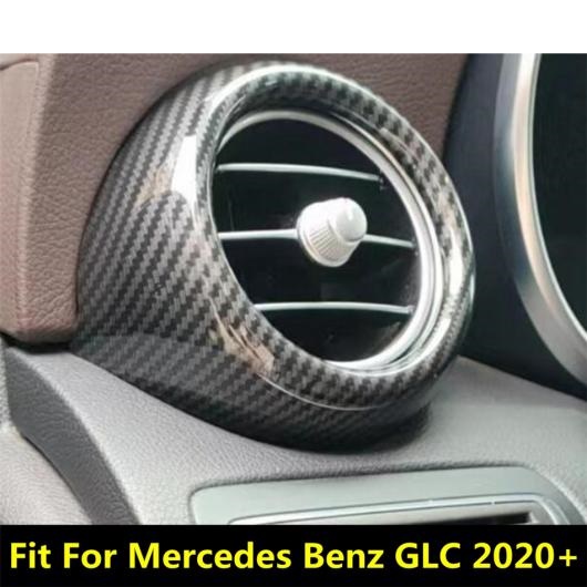 カーボンファイバー アクセサリー 適用: メルセデス・ベンツ GLC 2020 2021 ダッシュボード エア AC コンディション 吹き出し口 インテリア AL PP 0515 AL :505122000:オートパーツエージェンシー2号店