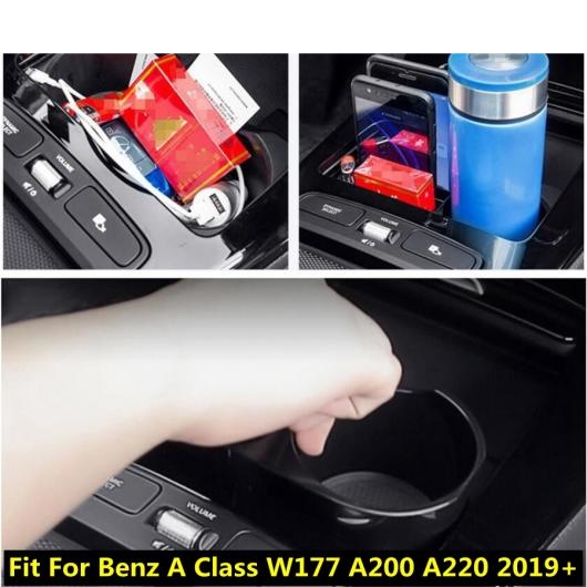 アクセサリー 適用: メルセデス・ベンツ A クラス W177 A200 A220 2019 2022 カップホルダー コンテナ ストレージ 多機能 ボックス カバー AL PP 1346 AL :505139850:オートパーツエージェンシー2号店