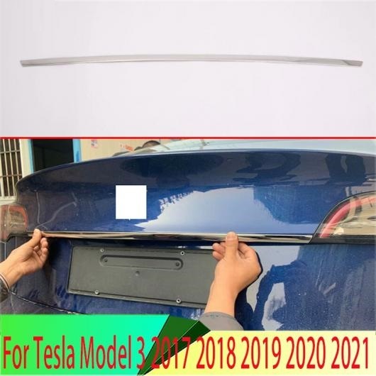 適用: テスラ/TESLA モデル 3 2017-2022 ステンレス スチール リア ブーツ ドア トリム カバー トランク メンバー AL-QQ-4431 AL