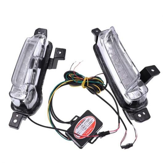 LED デイタイムランニングライト デイライト ターンシグナルランプ アンバー ホワイト DRL ブルー ナイト ライト 12V 2ピース 適用: スズキ AL-QQ-8535 AL_3