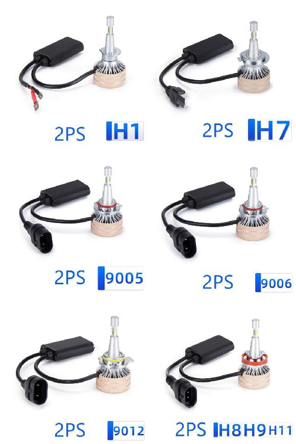 55W H7 H4 LED �J��-BUS 5500LM �n�C �p���[ �w�b�h���C�g �o���u H1 H8/H9/H11 H7 H4 9005 9006 9012 LED H1�`H8 H9 H11 AL-RR-3830 AL