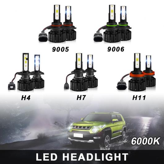 2�s�[�X 100W 6000K �z���C�g LED �t�H�O���C�g �o���u H4/H7/H8/H9/H11/9006/HB4/9005/HB3 DRL H8 H9 H11�`9006/HB4 AL-RR-4381 AL