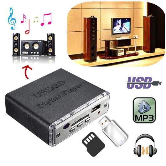 12V ユニバーサル ミニ オートバイ ステレオ 増幅器 バス スピーカー LED USB/SD デジタル プレーヤー MP3 リモート コントローラー AL-RR-4911 AL