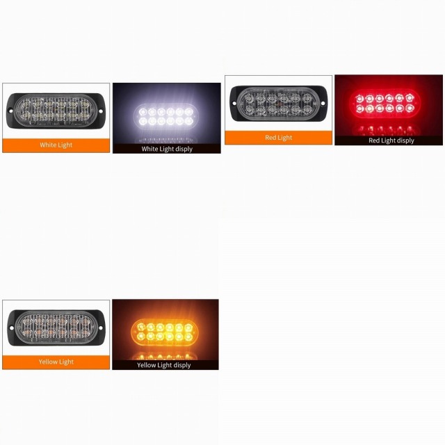 12V/24V 36W h 12 LED Xg{ Cg o[ I[g gbN G}[WFV[ r[R [jO zCg`CG[ 6500K AL-RR-5049 AL
